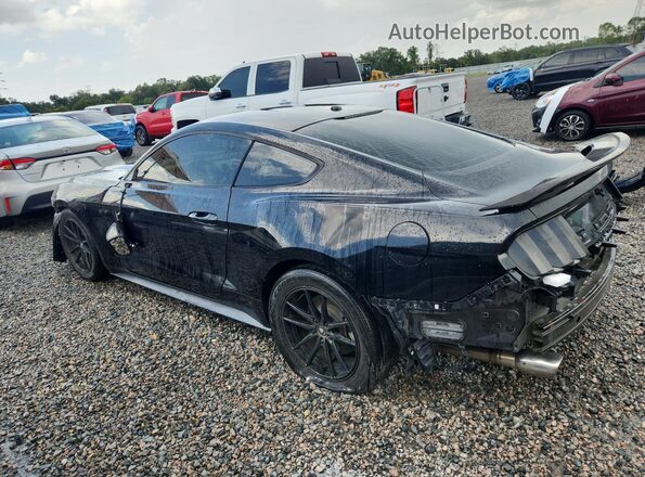 1FA6P8TH4H5310274 2017 FORD MUSTANG Черный Задняя левая четверть
