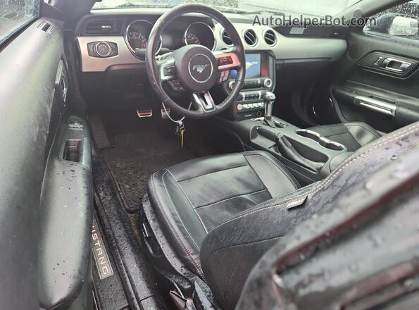 1FA6P8TH4H5310274 2017 FORD MUSTANG Черный Вид панели приборов