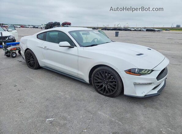 1FA6P8TH4J5107004 2018 FORD MUSTANG White Przód prawy