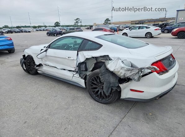 1FA6P8TH4J5107004 2018 FORD MUSTANG White Tył lewy