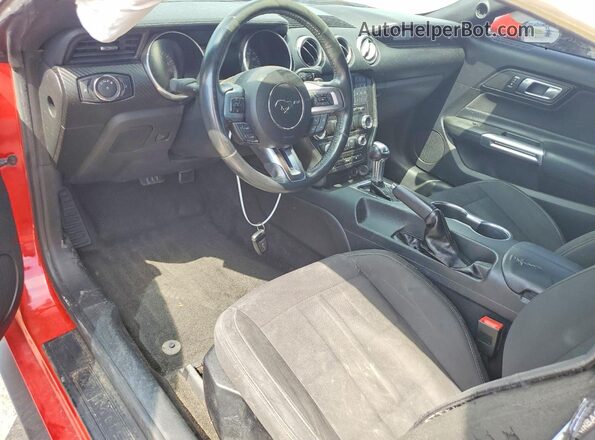 1FA6P8TH4J5137409 2018 FORD MUSTANG Red Widok deski rozdzielczej
