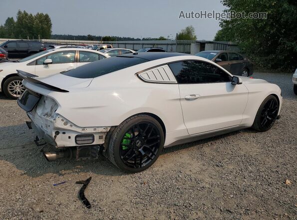 1FA6P8TH4J5145218 2018 FORD MUSTANG White Trasero derecho