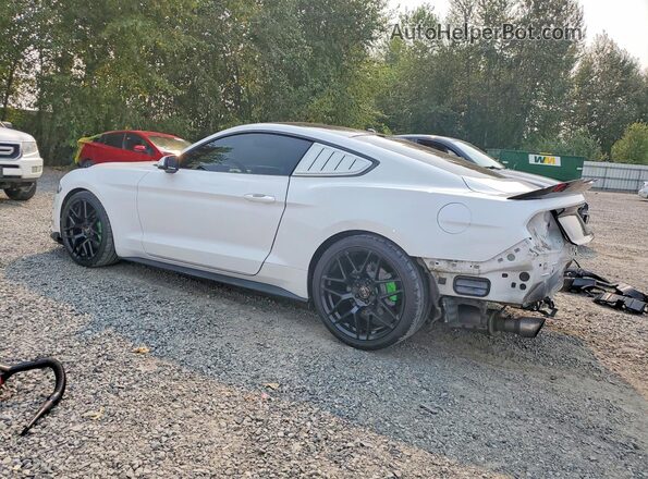 1FA6P8TH4J5145218 2018 FORD MUSTANG White Trasero izquierdo