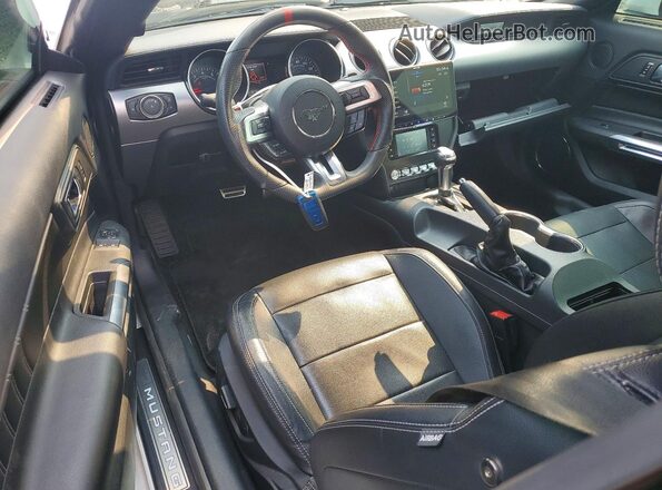 1FA6P8TH4J5145218 2018 FORD MUSTANG White Vista del salpicadero