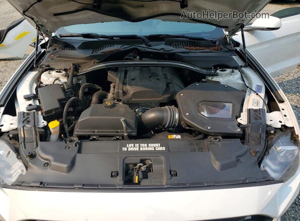 1FA6P8TH4J5145218 2018 FORD MUSTANG White Vista interior trasera