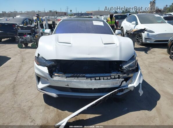 1FA6P8TH4J5173875 2018 FORD MUSTANG Белый Вид щитка приборов