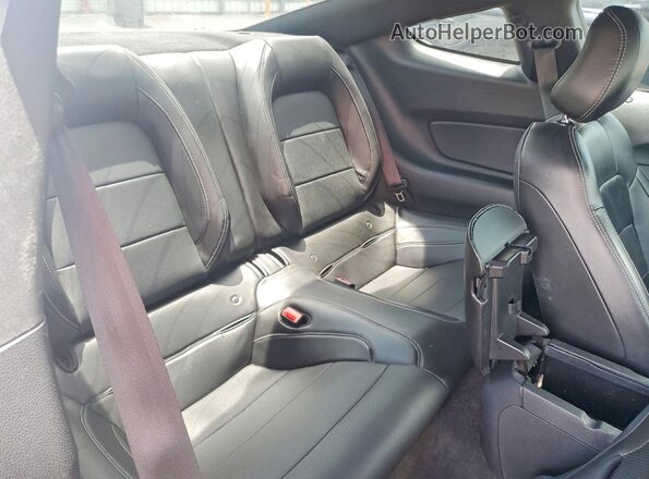 1FA6P8TH4J5174640 2018 FORD MUSTANG Black Rear seats view
