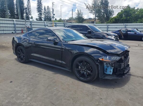 1FA6P8TH4J5174640 2018 FORD MUSTANG Black Front right