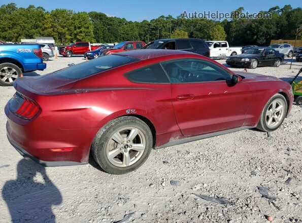 1FA6P8TH4J5179658 2018 FORD MUSTANG Красный Задняя правая четверть