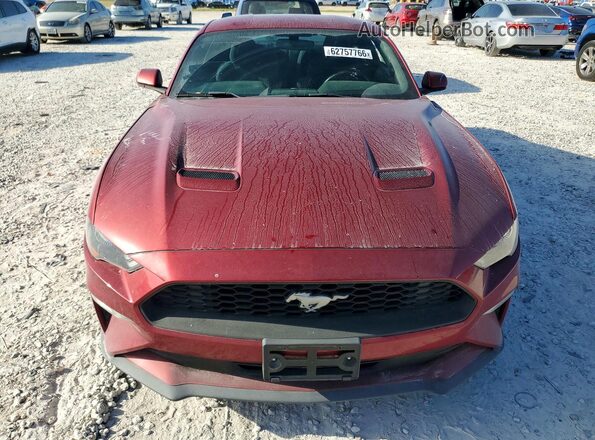 1FA6P8TH4J5179658 2018 FORD MUSTANG Красный Вид спереди