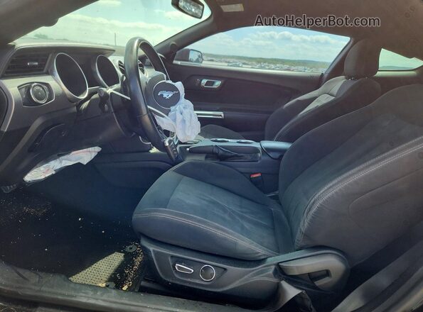 1FA6P8TH4K5111913 2019 FORD MUSTANG Black Vista interior delantera