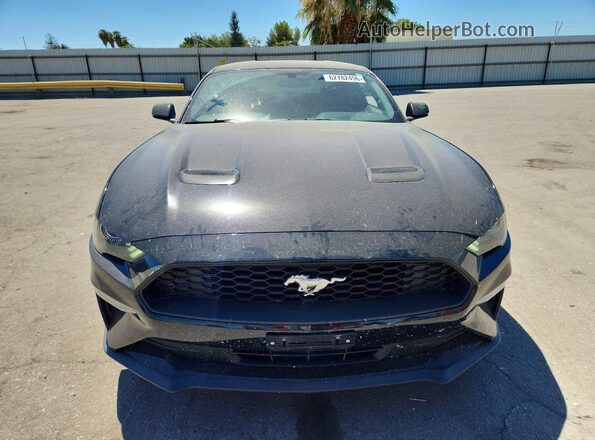 1FA6P8TH4K5184473 2019 FORD MUSTANG Black Вид спереду