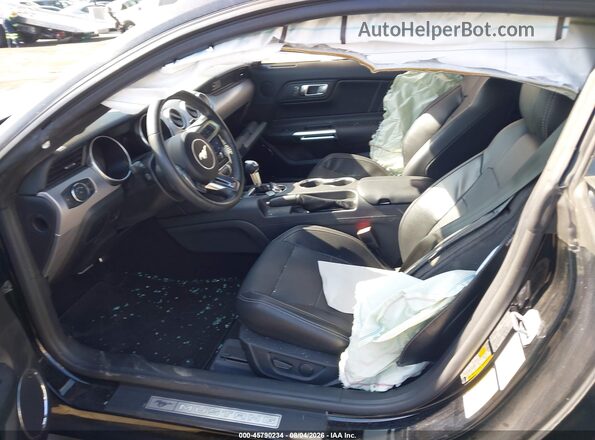 1FA6P8TH4L5108902 2020 FORD MUSTANG Black Вид салону спереду