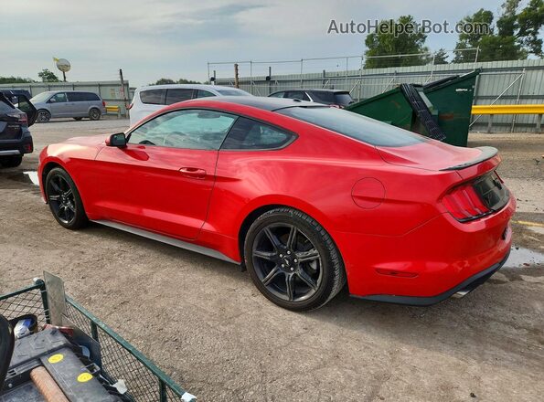 1FA6P8TH4L5118085 2020 FORD MUSTANG Red Trasero izquierdo