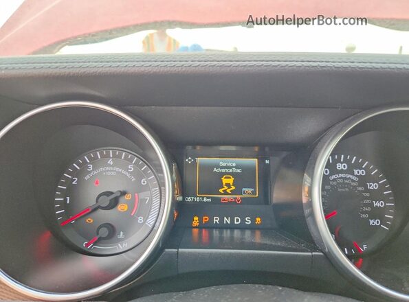 1FA6P8TH4L5118085 2020 FORD MUSTANG Red Vista del cuadro de instrumentos