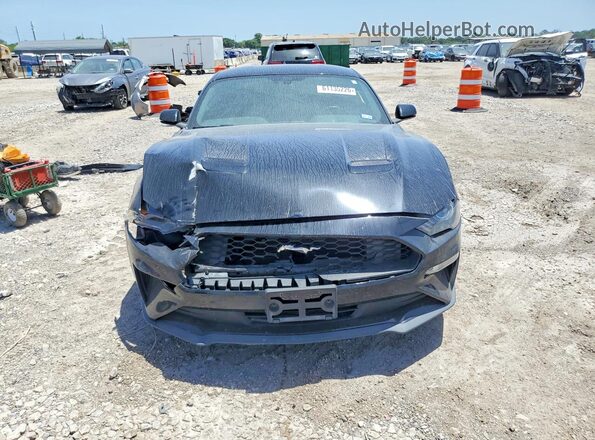 1FA6P8TH4L5146176 2020 FORD MUSTANG Black Front view