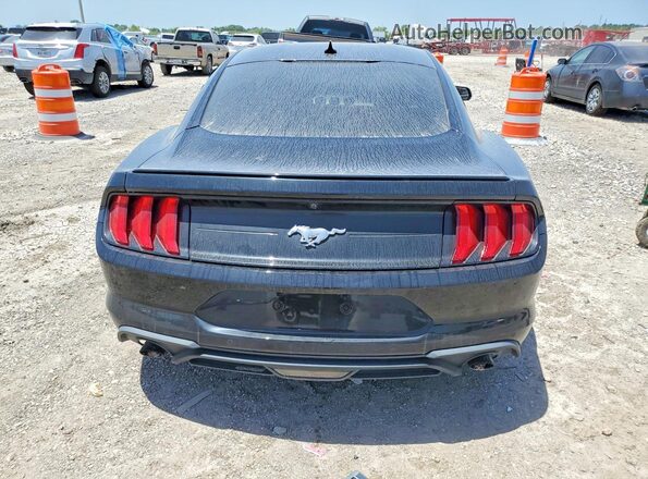 1FA6P8TH4L5146176 2020 FORD MUSTANG Black Rear view