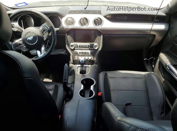 1FA6P8TH4L5146176 2020 FORD MUSTANG Black Dashboard view