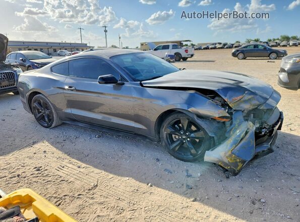 1FA6P8TH4M5119349 2021 FORD MUSTANG Gray Przód prawy