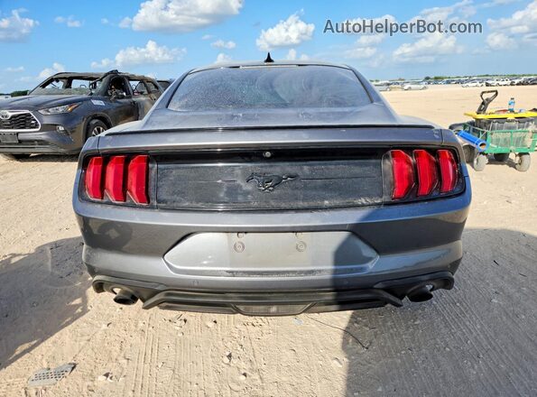 1FA6P8TH4M5119349 2021 FORD MUSTANG Gray Widok z tyłu