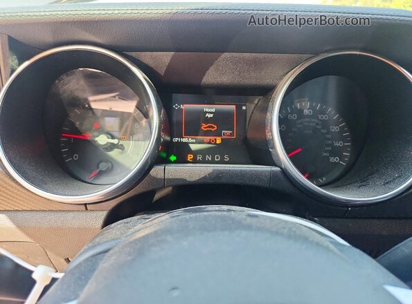 1FA6P8TH4M5154439 2021 FORD MUSTANG Black Вид щитка приладів