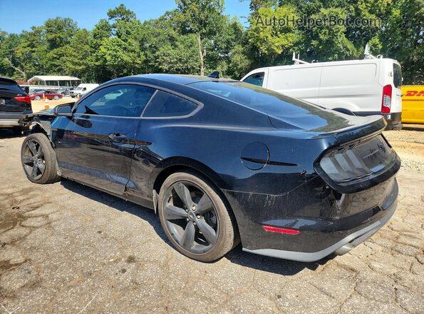 1FA6P8TH4M5154439 2021 FORD MUSTANG Black Задня ліва чверть