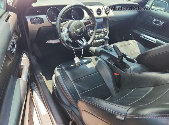 1FA6P8TH4N5100284 2022 FORD MUSTANG Silver Widok deski rozdzielczej