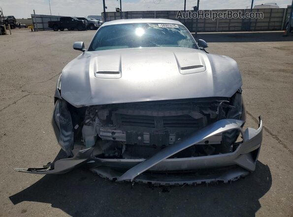 1FA6P8TH4N5100284 2022 FORD MUSTANG Silver Widok z przodu