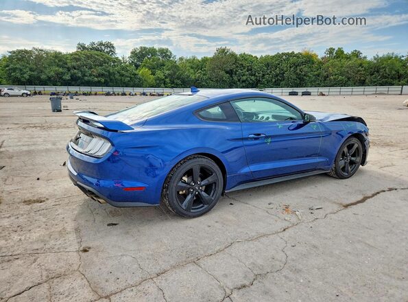 1FA6P8TH4N5126741 2022 FORD MUSTANG Blue Rear right