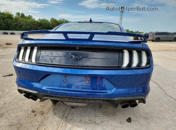 1FA6P8TH4N5126741 2022 FORD MUSTANG Blue Rear view