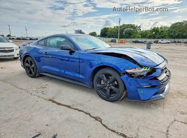 1FA6P8TH4N5126741 2022 FORD MUSTANG Blue Front right