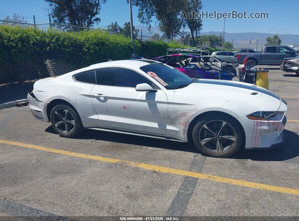 1FA6P8TH4P5101163 2023 FORD MUSTANG White Vista del cuadro de instrumentos