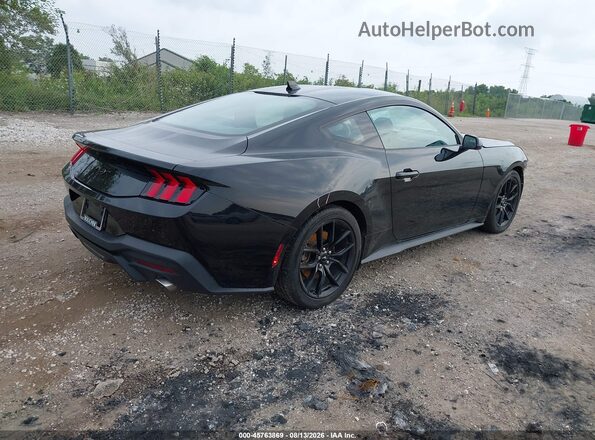 1FA6P8TH4R5106138 2024 FORD MUSTANG Black Հետևի աջ