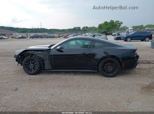 1FA6P8TH4R5106138 2024 FORD MUSTANG Black Սալոնի 360 աստիճան տեսք