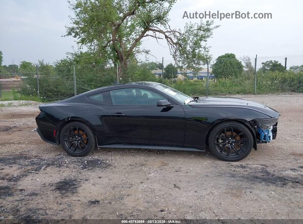 1FA6P8TH4R5106138 2024 FORD MUSTANG Black Սալոնի հետևի տեսք