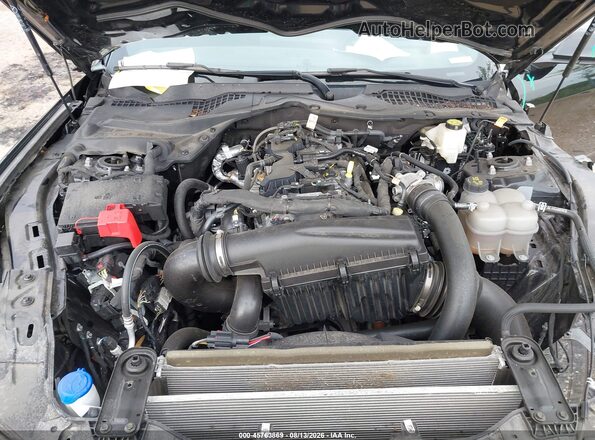 1FA6P8TH4R5106138 2024 FORD MUSTANG Black Հետևի տեսք