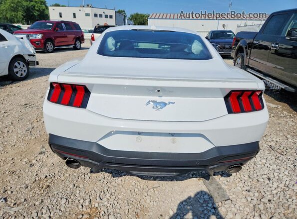 1FA6P8TH4R5125529 2024 FORD MUSTANG White უკანა ხედი
