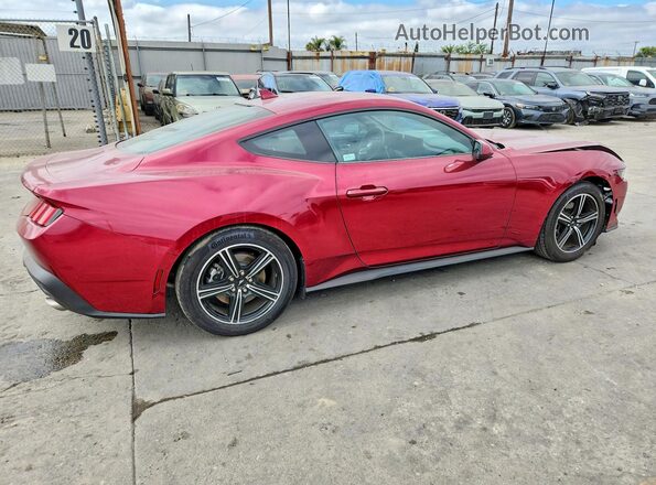 1FA6P8TH4S5104489 2025 FORD MUSTANG Red Trasero derecho