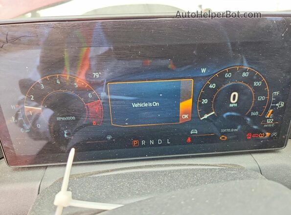 1FA6P8TH4S5104489 2025 FORD MUSTANG Red Vista del cuadro de instrumentos