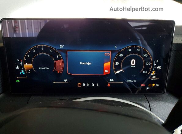 1FA6P8TH4S5109529 2025 FORD MUSTANG Gray ხელსაწყოთა პანელის ხედი