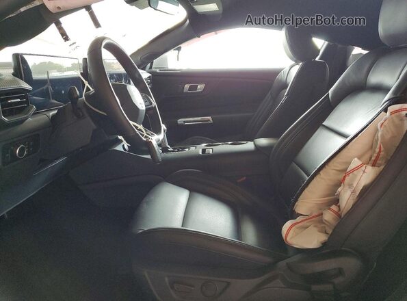 1FA6P8TH4S5109529 2025 FORD MUSTANG Gray წინა სალონის ხედი