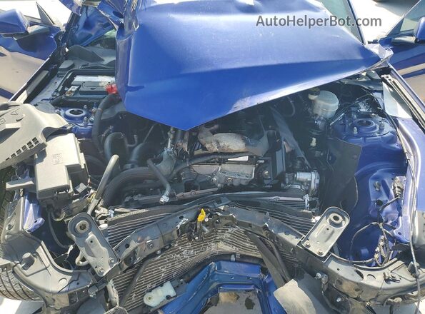 1FA6P8TH5G5259236 2016 FORD MUSTANG Blue უკანა სალონის ხედი