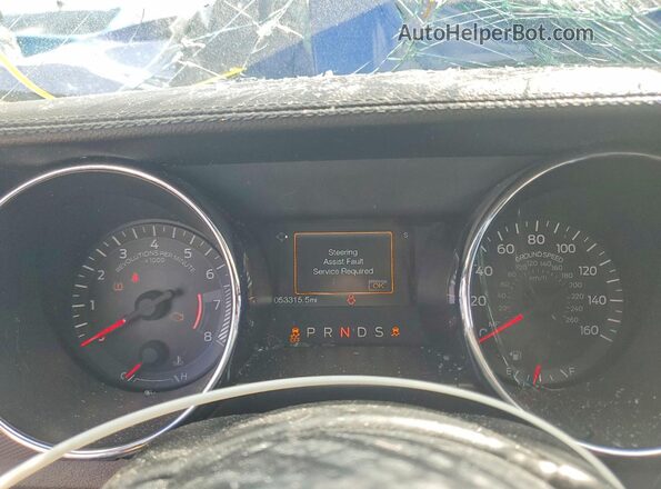 1FA6P8TH5G5259236 2016 FORD MUSTANG Blue ხელსაწყოთა პანელის ხედი