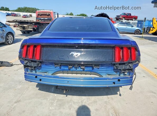 1FA6P8TH5G5259236 2016 FORD MUSTANG Blue უკანა ხედი