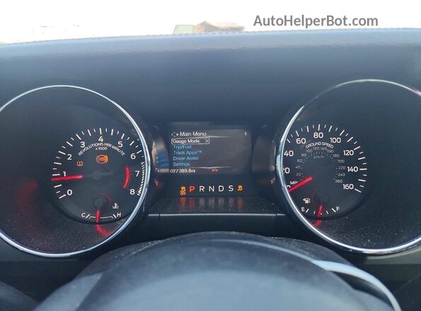 1FA6P8TH5H5202519 2017 FORD MUSTANG Silver Սարքավորումների վահանակի տեսք