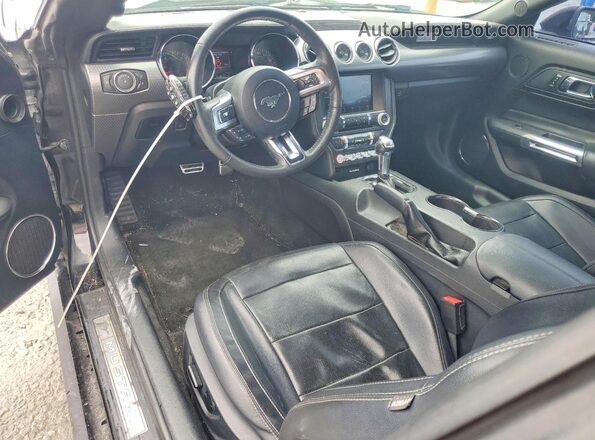 1FA6P8TH5H5230241 2017 FORD MUSTANG Black წინა პანელის ხედი