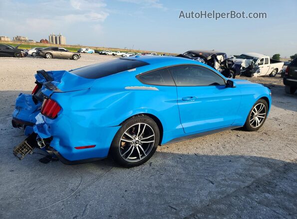 1FA6P8TH5H5282033 2017 FORD MUSTANG Blue Задня права чверть