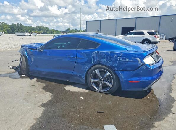 1FA6P8TH5H5342294 2017 FORD MUSTANG Blue Trasero izquierdo