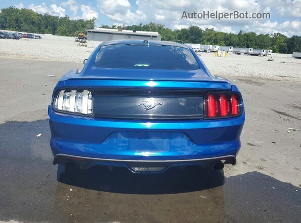 1FA6P8TH5H5342294 2017 FORD MUSTANG Blue Vista trasera