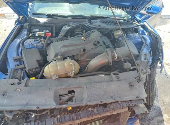 1FA6P8TH5H5342294 2017 FORD MUSTANG Blue Vista interior trasera